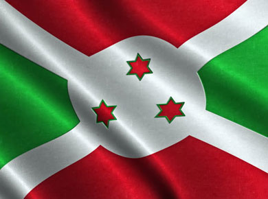 Burundi grunge flag