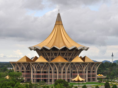 parliament building in Kuching