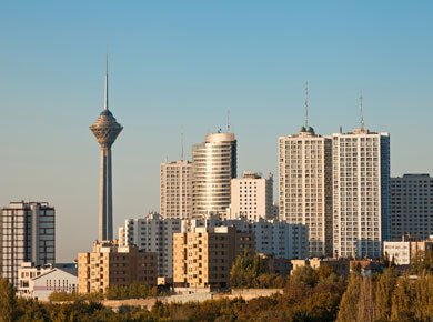 Skyline of Tehran