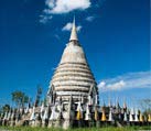 ancient stupa suphanburi