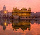 Golden Temple Amritsar India Sunset