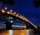 night bridge of auckland