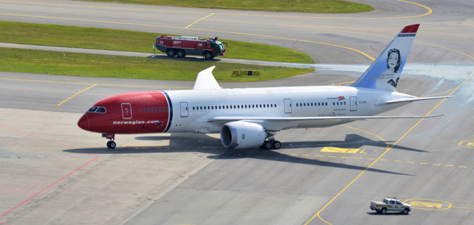 norwegian air 787 dreamliner